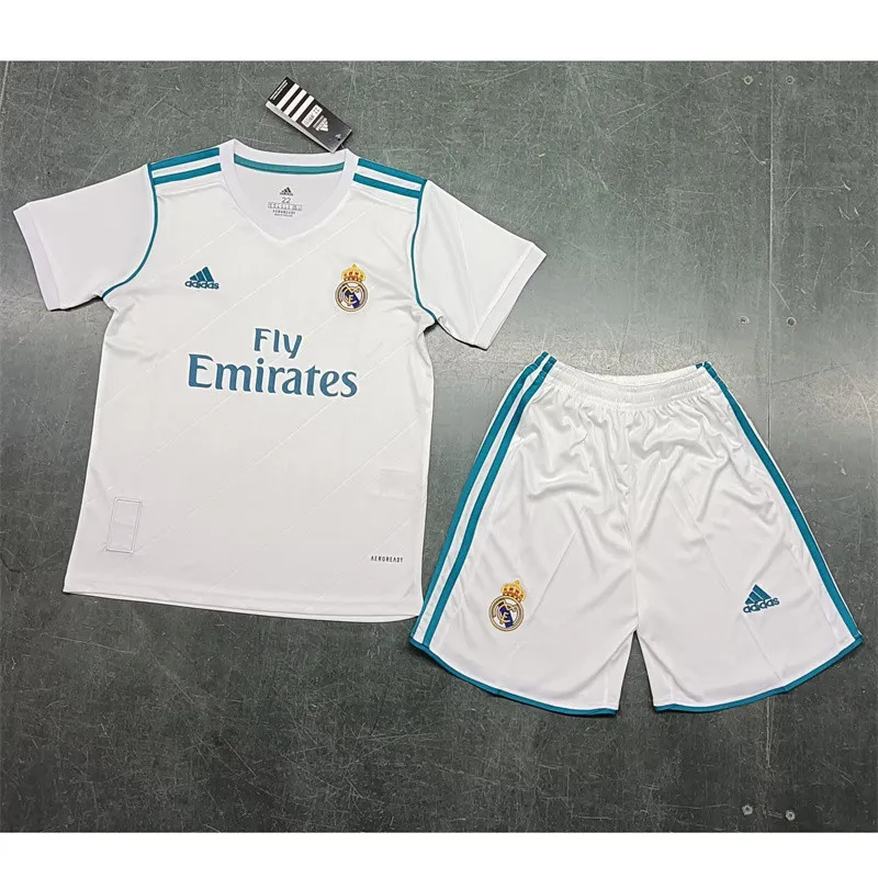 US$ 24.88 - 2017-18 Real madrid home retro kid kit - www.andistore.cn