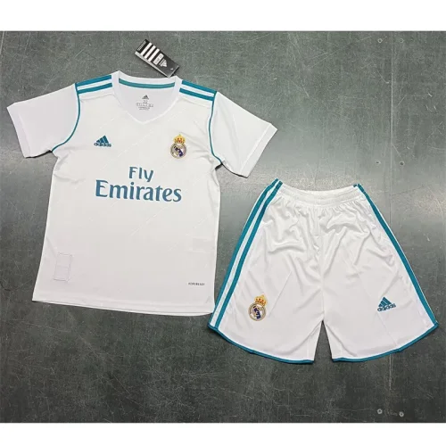 2017-18 Real madrid home retro kid kit