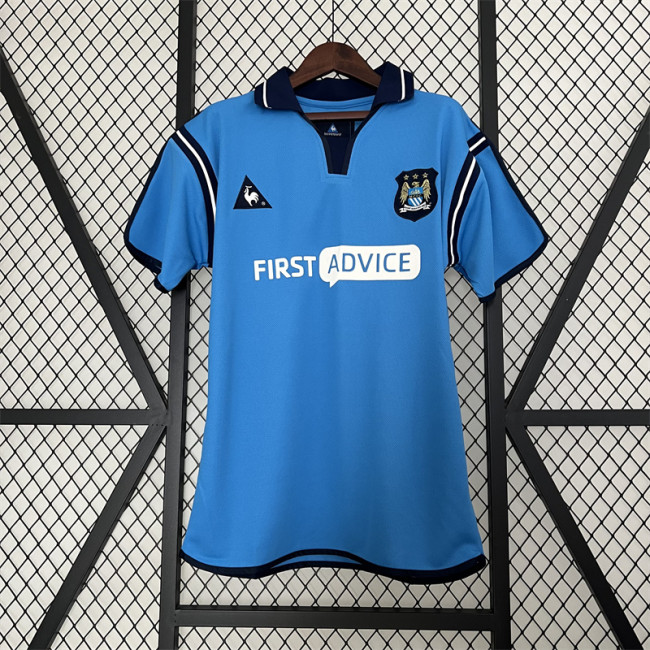 2002 Manchester City home retro jersey