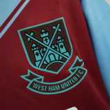 1993-95 West ham home soccer jerseys 