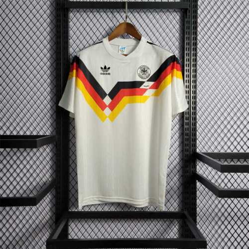 1990 Germany home soccer jerseys 