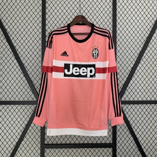 Juventus 2015-16 away long sleeve Retro soccer jerseys