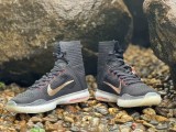 Kobe 10 Elite Rose GoⅠd Pack High top black rose gold practical basketball shoes