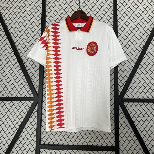 Retro Spain 1994 away soccer jerseys