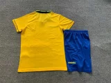 Retro Brazil 1994 home kid soccer jerseys