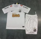 2011-12 Santos home retro kids soccer jersey