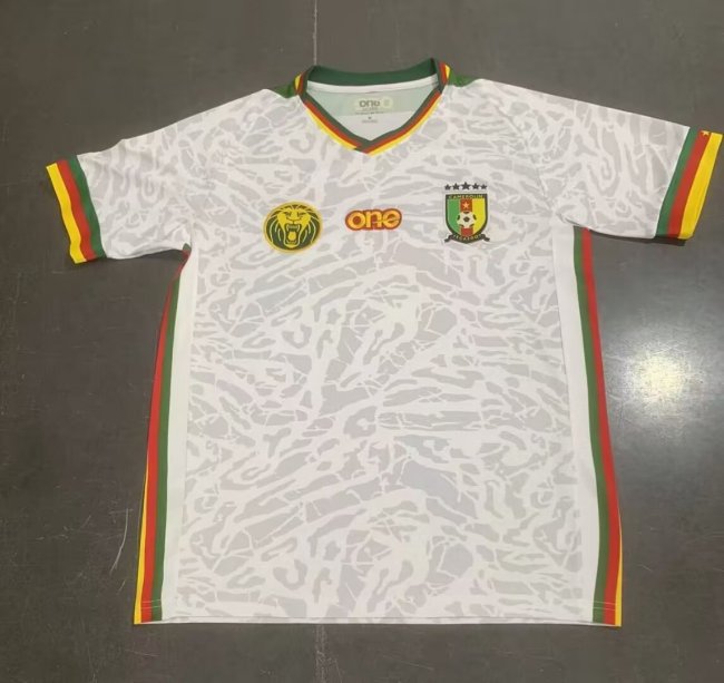 Cameroon 23-24 white soccer jerseys