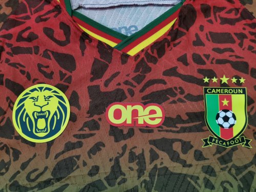 2023-24 Cameroon green player version(The player version is more slim fit, it is recommended to buy one size larger)