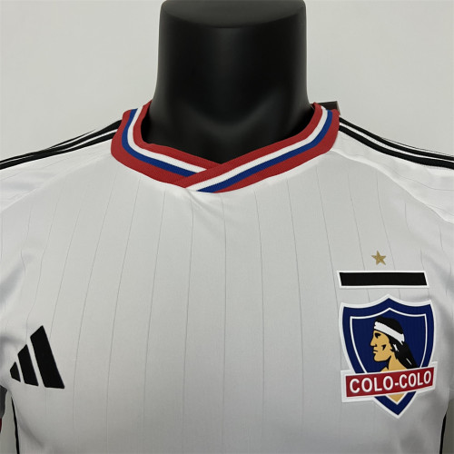 2023-24 Colo-Colo home player version(The player version is more slim fit, it is recommended to buy one size larger)