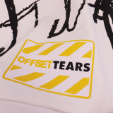 5647*Denim Tears x Offset joint album SET IT OFF flame kapok sweatshirt hoodie