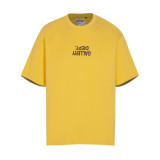 952*Gallery Dept new flip reverse letter basic cotton short-sleeved T-shirt