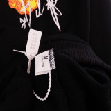 5647*Denim Tears x Offset joint album SET IT OFF flame kapok sweatshirt hoodie