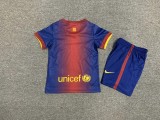 2012-13 Barcelona home retro kids kit