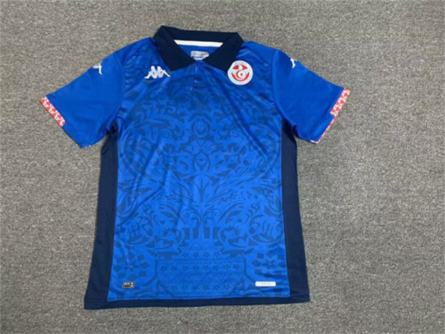 2024 Tunisia third blue jersey