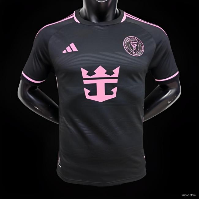 2024-25 Inter Miami Away Player Version Black (The player version is more slim fit, it is recommended to buy one size larger)