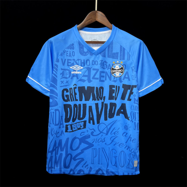 2024-25 Gremio co-branded blue jersey