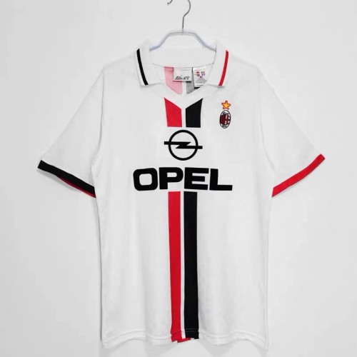 AC Milan 1995-96 away soccer jerseys