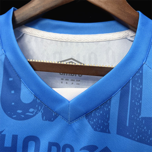 2024-25 Gremio co-branded blue jersey