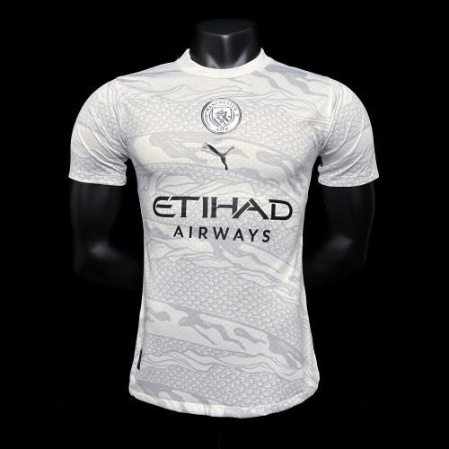 2024-25 Manchester City dragon special player version (The player version is more slim fit, it is recommended to buy one size larger)