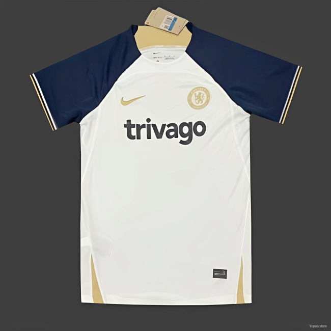 2023-24 Chelsea White/Navy Training Jersey