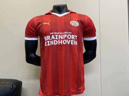 PSV Eindhoven 2023-24 home player version(The player version is more slim fit, it is recommended to buy one size larger)