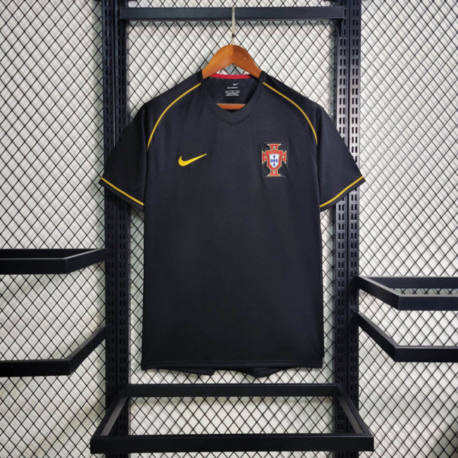 2006 Portugal away black retro jersey