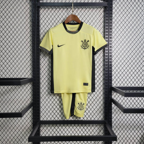 2023-24 Corinthians third yellow kids kit
