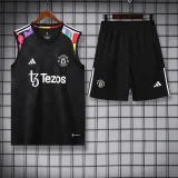 2023-24 Manchester united black Vest suit