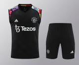 2023-24 Manchester united black Vest suit