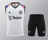 2023-24 Manchester United white vest suit