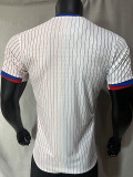 2024 France away white player version(The player version is more slim fit, it is recommended to buy one size larger)
