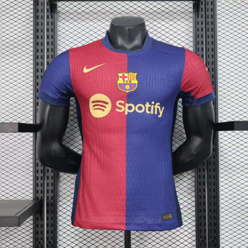2024-25 Barcelona Special Edition player version(The player version is more slim fit, it is recommended to buy one size larger)