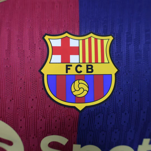 2024-25 Barcelona Special Edition player version(The player version is more slim fit, it is recommended to buy one size larger)