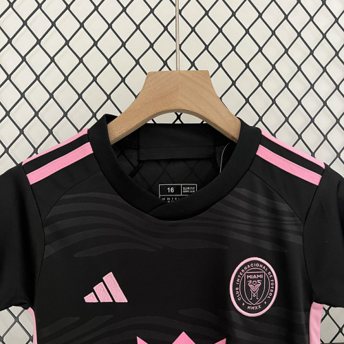 2024-25 Kids Inter Miami Away Black Jersey