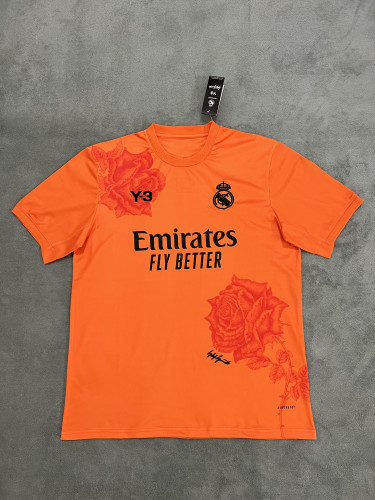 2023-24 Real Madrid Y3 Orange Joint soccer jerseys 