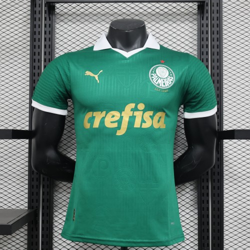 2024-25 Palmeiras home player version S-3XL(The player version is more slim fit, it is recommended to buy one size larger)