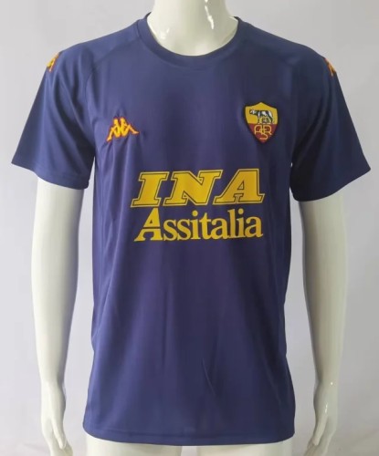 2000-01 Roma third blue retro jersey