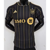 2024-25 Los Angeles FC home black player version(The player version is more slim fit, it is recommended to buy one size larger)