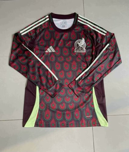 2024 Mexico home long sleeve soccer jersey