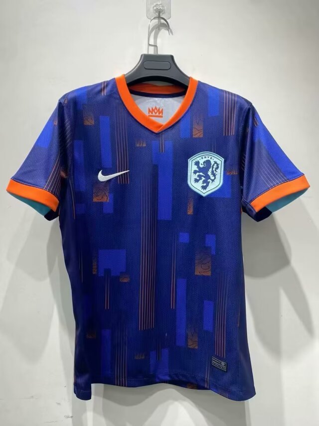 2024 Netherlands away blue woman jersey