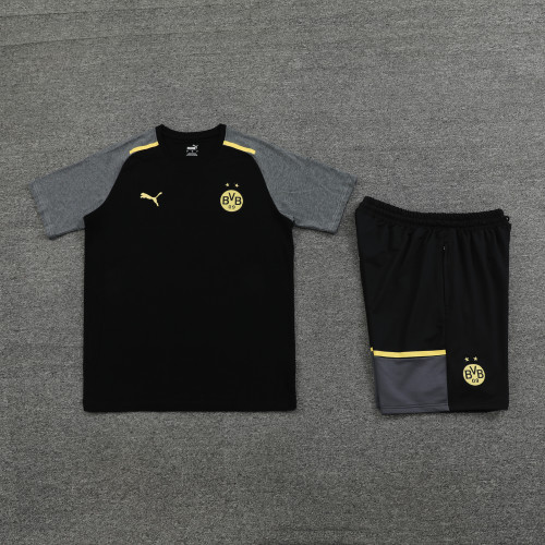 2024-25 Dortmund black cotton training suit