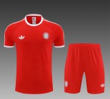 2024 Italy red cotton training suit
