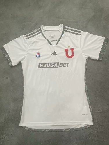 2024-25 University of Chile away white woman soccer jersey