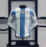 2024 Argentina home long sleeve player version jersey