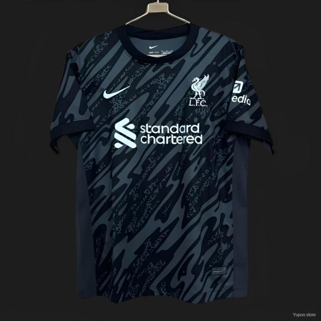 2024-25 Liverpool Black Goalkeeper Jersey