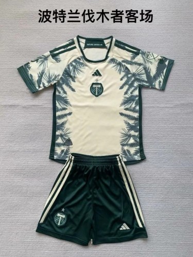2024-25 portland timbers away kids kits