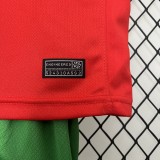 2024-25 Portugal home kids soccer jerseys
