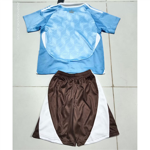  2024 Belgium away blue kids kit