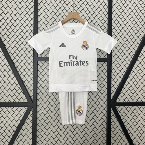 2015-16 Real Madrid home retro kids kit