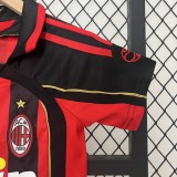 2006-07 AC Milan home kids kits